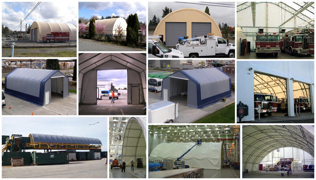 Examples of temporary Structures