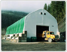 Milestones Building & Design Salt and Sand Buildings 12 - Fabric Covered Structures