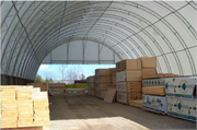 036 Commercial Warehouse Lumber Storage - Arch Design Fabric Buildings - Milestones 360.366.3077