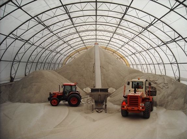 MBD Fabric Covered Buildings Photos: Salt and Sand Storage
