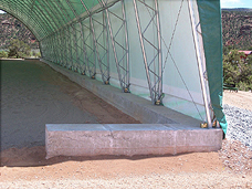 Fabric Structures - Fabric Buildings Grade Beam Foundation